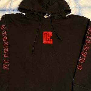 Tailgate Clothing (AE) Clippers Crop Hoodie L